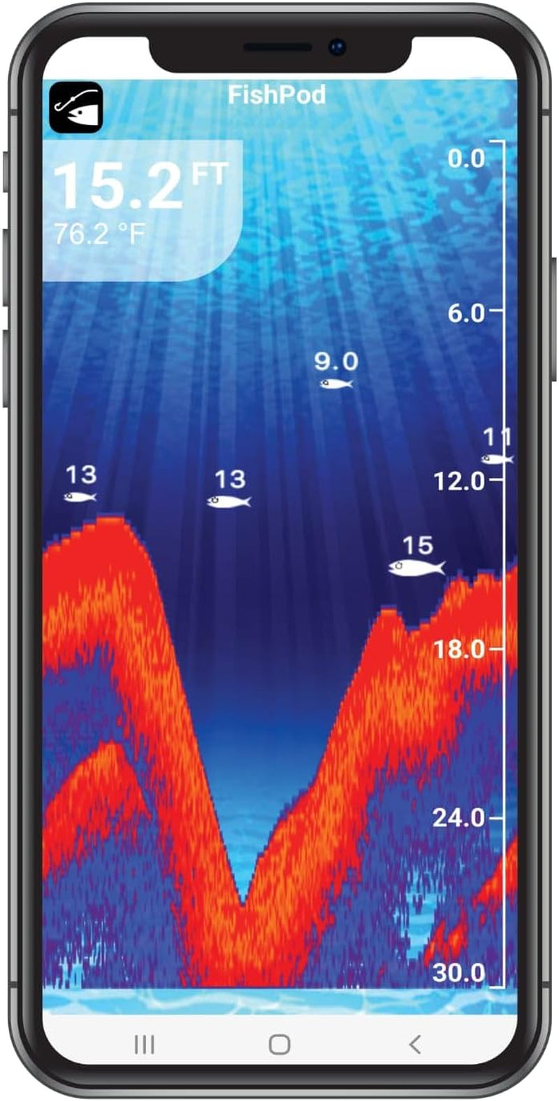 Fishpod® 5X Bluetooth Fish Finder