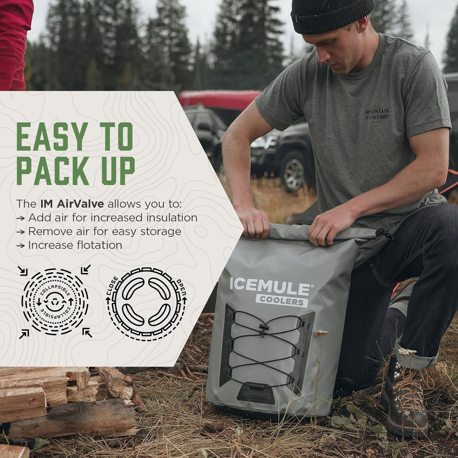 Pro Collapsible Backpack Cooler – 100% Waterproof, 24+ Hours Cooling