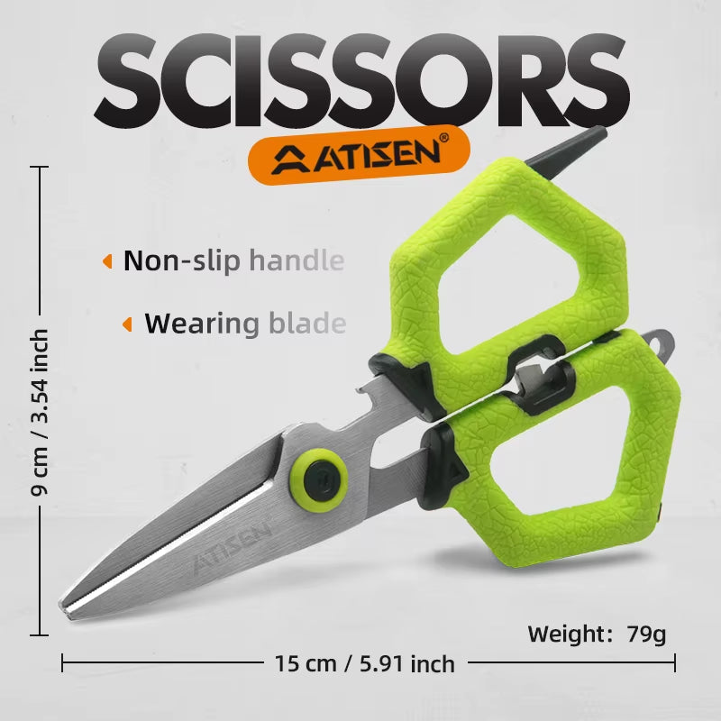 Multifunctional Stainless Steel Fishing Scissors