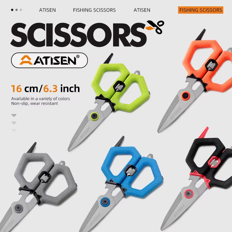 Multifunctional Stainless Steel Fishing Scissors