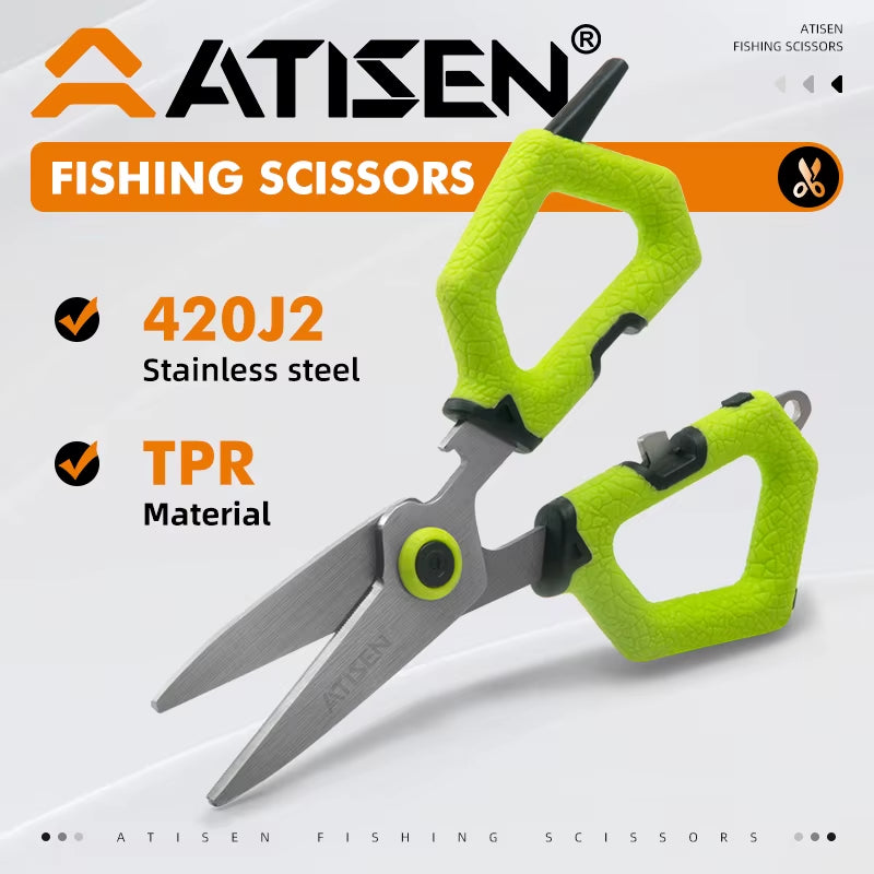 Multifunctional Stainless Steel Fishing Scissors