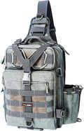 Fishing Tackle Backpack Storage Bag，Water-Resistant Fishing Backpack with Rod Holder