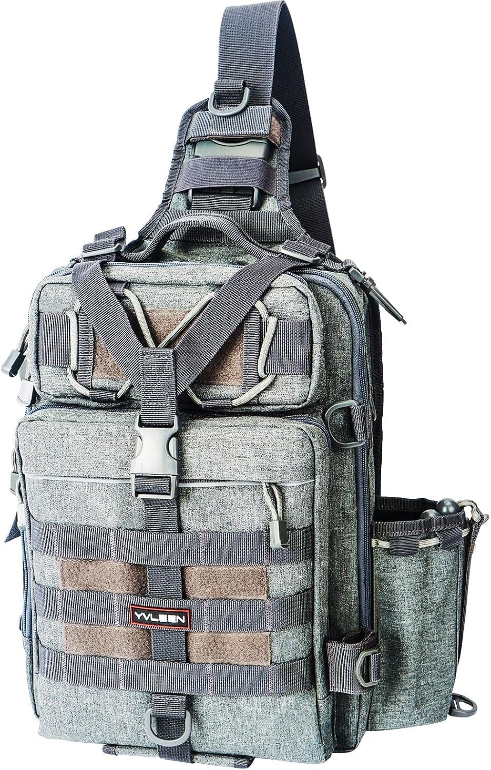 Fishing Tackle Backpack Storage Bag，Water-Resistant Fishing Backpack with Rod Holder