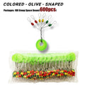 600Pcs  "Space Beans"  Fishing Float Stoppers