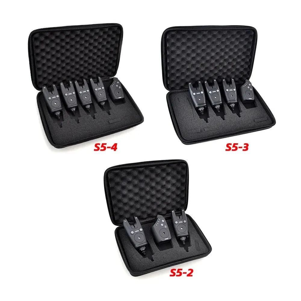 Wireless Fishing Rod Alarm Set Waterproof, Fishing Bite Alarms Fishing Bite Indicator 