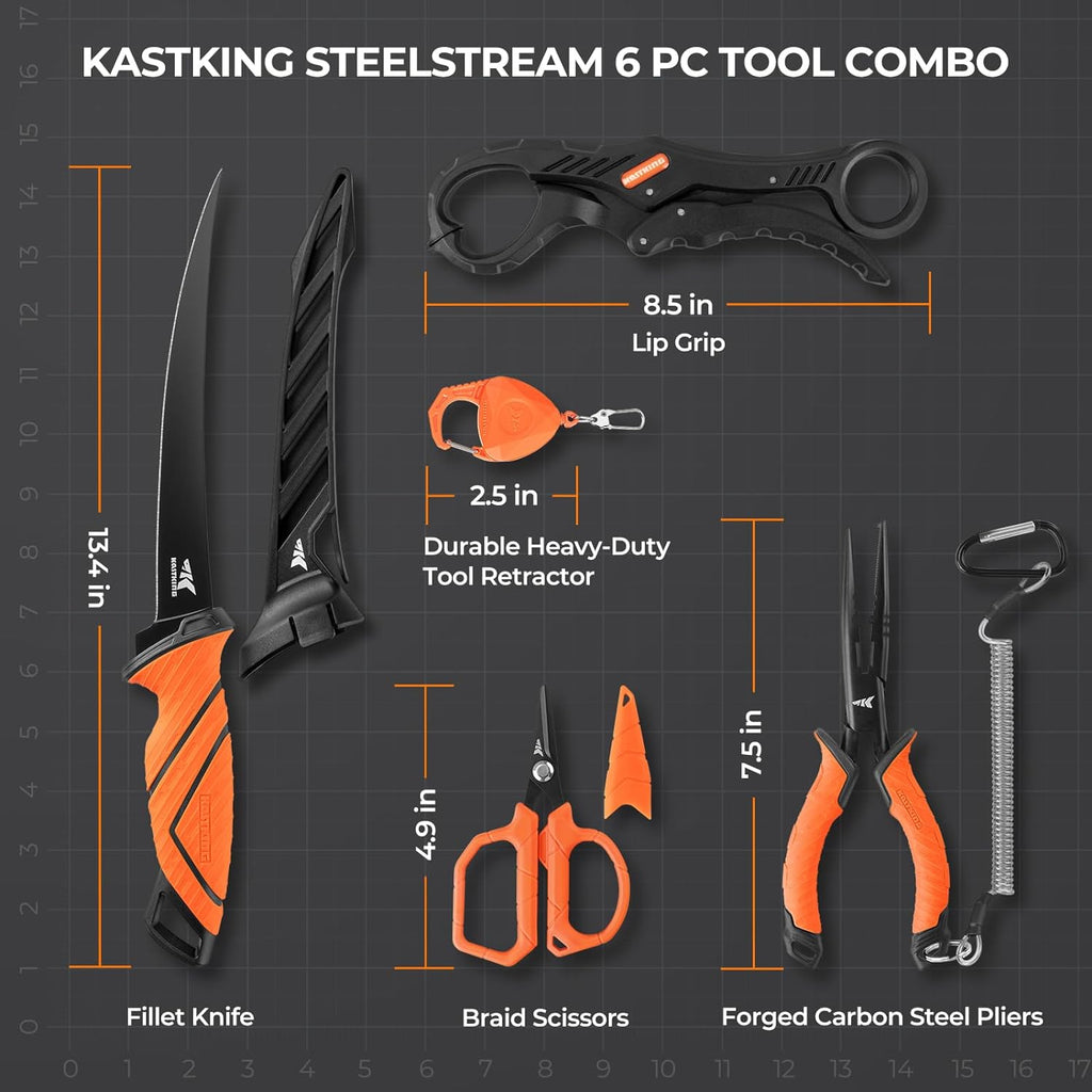 Steelstream 6 Piece Fishing Tool Set 