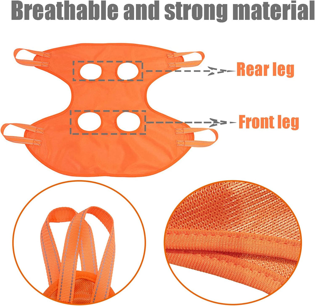 Pet Grooming Hammock with Anti-Splash Nail Clippers and Grooming Gloves - Dog Grooming Sling for Bathing, Grooming, and Nail Trimming (Model: -Cwdc0001)